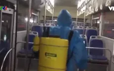 Tăng cường phòng chống dịch trên từng chuyến xe bus