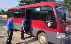 Đồng loạt kiểm tra phòng, chống dịch COVID-19 trên các phương tiện kinh doanh vận tải