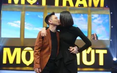 Vợ chồng Lê Thúy - Đỗ An quấn quít tình cảm trong hậu trường game show 100 Triệu 1 phút