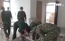 Hà Nam: Tăng cường hàng trăm chiến sĩ tham gia khoanh vùng dập dịch