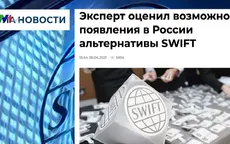 Nga đối phó với nguy cơ bị ngắt kết nối hệ thống thanh toán quốc tế SWIFT