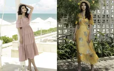Á hậu Ngọc Thảo hóa nàng thơ trên bãi biển