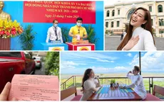 Dàn sao Việt dậy sớm đi bầu cử