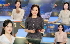 Ngắm mệt nghỉ gần trăm set đồ diện trên sóng của BTV Thu Hương
