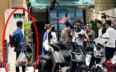Phùng Thiệu Phong vui vẻ ở phim trường sau vụ ly hôn