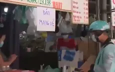 TP. HCM: Hàng quán chỉ phục vụ bán mang về