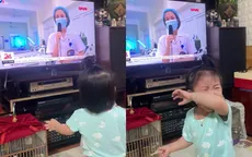 Mẹ đi Bắc Giang chống dịch, bé gái khóc nức nở khi thấy mẹ qua tivi