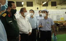 Phó Thủ tướng Trương Hòa Bình kiểm tra công tác phòng dịch COVID-19 tại khu chế xuất