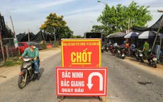 Huyện Đông Anh lập chốt kiểm soát chặt chẽ khu vực giáp ranh Hà Nội - Bắc Ninh