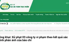 Xử phạt 3 công ty vi phạm theo phản ánh của báo chí