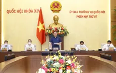 Chủ tịch Quốc hội Vương Đình Huệ chủ trì Phiên họp thứ 57 của Ủy ban Thường vụ Quốc hội