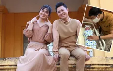MC Lê Anh chào đón con trai đầu lòng
