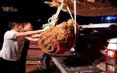 Di dời thành công quả bom sát đường sắt Bắc - Nam