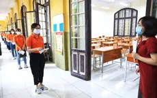 Hà Nội diễn tập phòng, chống dịch COVID-19 cho kỳ thi vào lớp 10