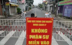 Quảng Trị phong tỏa xã Vĩnh Thái với 888 hộ dân
