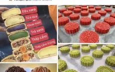 Bất chấp nắng nóng đỉnh điểm, tiểu thương mở bán bánh trung thu sớm