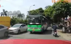 "Hung thần" xe bus lấn làn gây nguy hiểm cho người tham gia giao thông