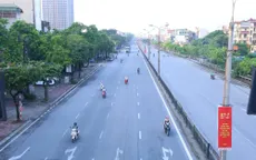 Giao thông Hà Nội thông thoáng trong ngày đầu thực hiện giãn cách xã hội theo nguyên tắc của Chỉ thị 16