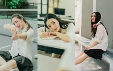 Quỳnh Kool hóa nữ sinh xinh đẹp trong bộ ảnh đón tuổi 26