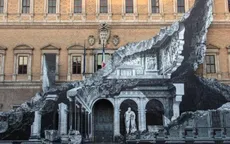 Tác phẩm tranh tường 3D độc đáo tại Italy