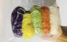 Mới lạ xôi ngũ sắc cấp đông cúng Rằm tháng 7
