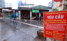 Hà Nội: Quận Thanh Xuân tạm dừng hoạt động chợ Nhân Chính