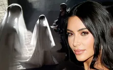 Kim Kardashian mặc váy cưới tới sự kiện của chồng cũ
