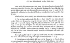 Giả mạo thông tin của lãnh đạo tỉnh trên mạng để lừa đảo