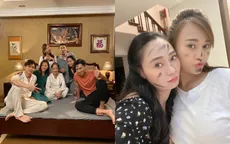 Hậu trường vui nhộn mẹ chồng nàng dâu trong "Hương vị tình thân"