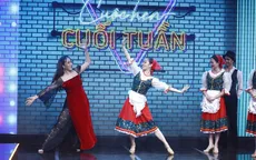 Hoa hậu Ngô Phương Lan "suýt mất hình tượng" trong Cuộc hẹn cuối tuần