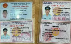 Sử dụng giấy tờ Quân đội giả để qua chốt kiểm soát