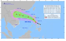 Bão Côn Sơn sẽ đi vào Biển Đông và mạnh lên