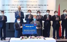 Lễ trao tặng vật tư y tế và ký thỏa thuận hợp tác giữa Việt Nam và EU