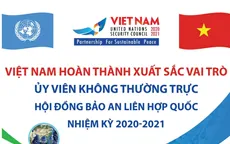 Việt Nam hoàn thành xuất sắc vai trò Ủy viên không thường trực HĐBA Liên Hợp Quốc