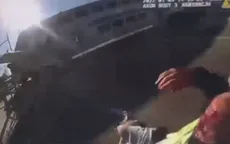 Giải cứu phi công gặp nạn ngay trước mũi tàu hỏa