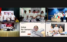 Trao giải cuộc thi Giải pháp cho ngày mai 2021 cho học sinh THCS, THPT