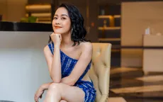 MC Phí Linh diện váy xẻ táo bạo