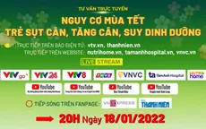 Tư vấn trực tuyến: Nguy cơ mùa Tết - Trẻ sụt cân, tăng cân, suy dinh dưỡng