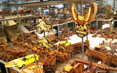 Độc đáo mô hình gỗ mỹ nghệ Bình Minh