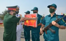 Bà Rịa–Vũng Tàu: Thượng cờ Tổ quốc trên tàu Hải đội dân quân tự vệ thường trực