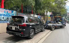 Cảnh báo tình trạng xe sang nhập lậu mang biển giả đi đường