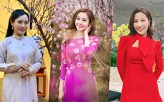 Loạt BTV xinh đẹp khoe sắc bên hoa Đào
