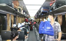 Chuyến tàu mùa Xuân đưa công nhân về quê đón Tết