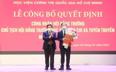 Trao quyết định công nhận Hội đồng trường và Chủ tịch Hội đồng trường Học viện Báo chí và Tuyên truyền