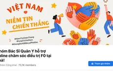 Nhóm bác sĩ quân y hỗ trợ F0 điều trị tại nhà