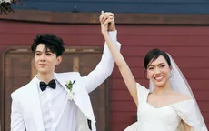 Diệu Nhi - Anh Tú rạng ngời hạnh phúc trong lễ cưới
