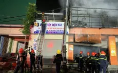 Hỏa hoạn thiêu rụi cửa hàng bán đồ điện tại Thừa Thiên - Huế