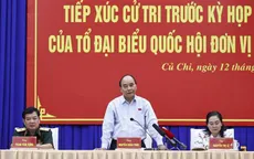 Chủ tịch nước tiếp xúc cử tri TP Hồ Chí Minh