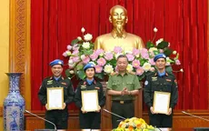 3 sĩ quan công an tham gia gìn giữ hòa bình Liên Hợp Quốc