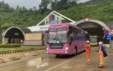 Thông xe hoàn toàn hai đường hầm Hải Vân
